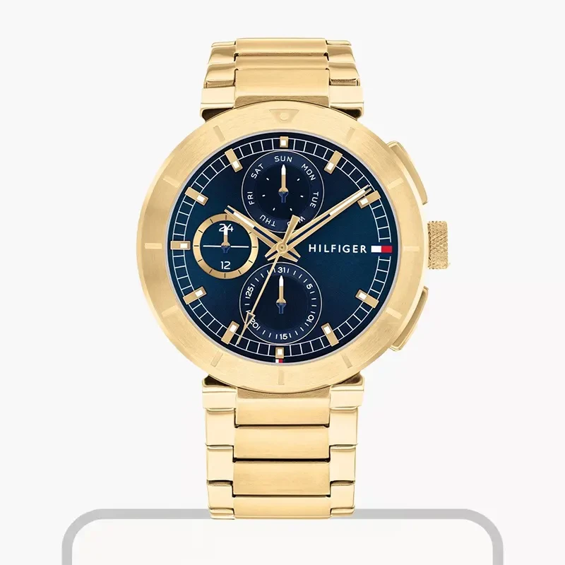 Tommy Hilfiger Lorenzo Multifunction Gold-tone Men's Watch- 1792118